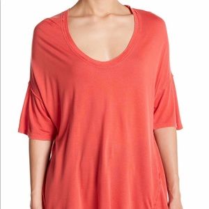 PROJECT SOCIAL T Women Orange Zoe High-Low T-Shirt